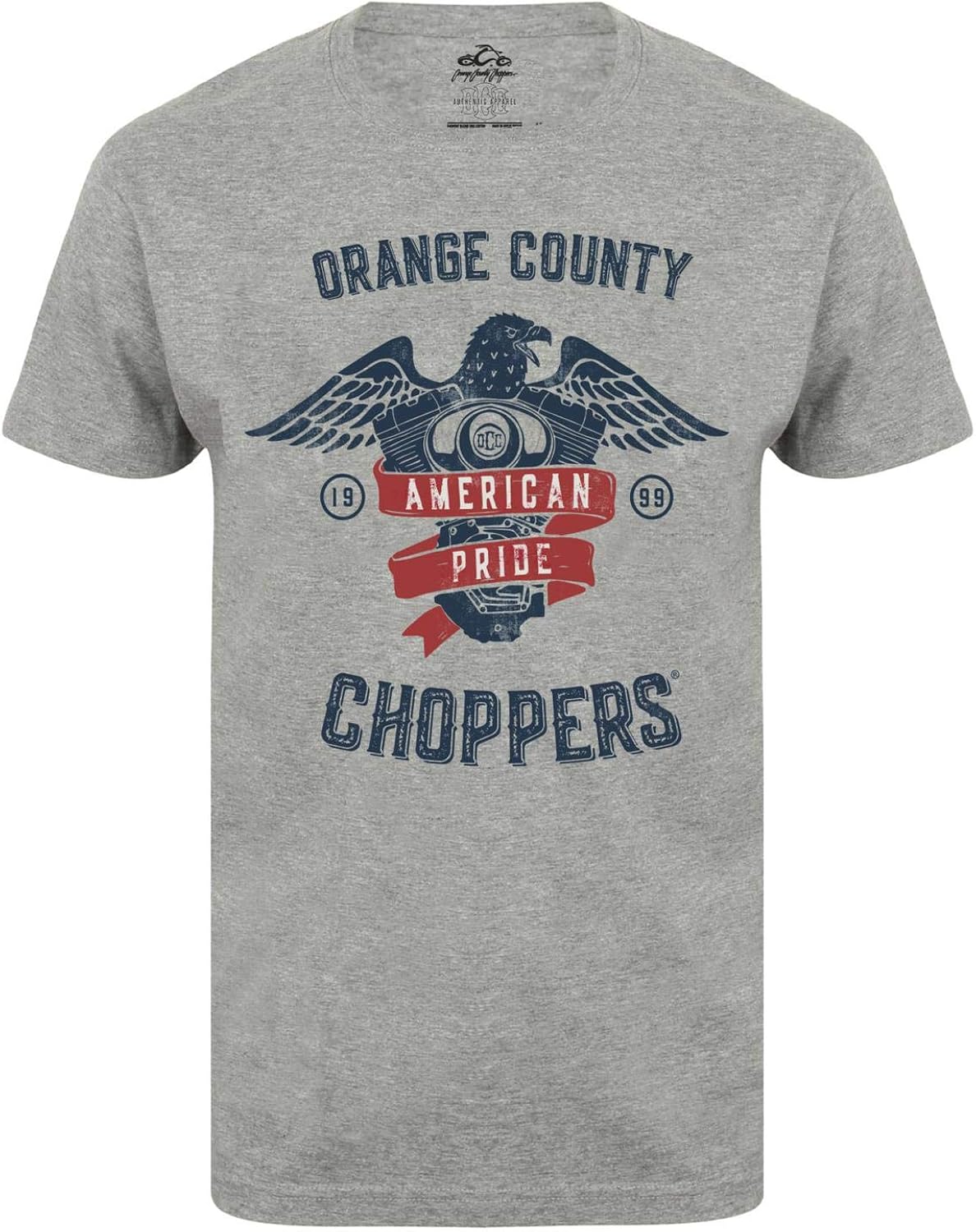 Orange County Choppers OCC TShirt American Pride Sports Grey Amazon