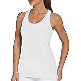 AURUZA Tank Top for Women, Workout Tank Tops Woman, Long Athletic Racerback Tank Tops for Women