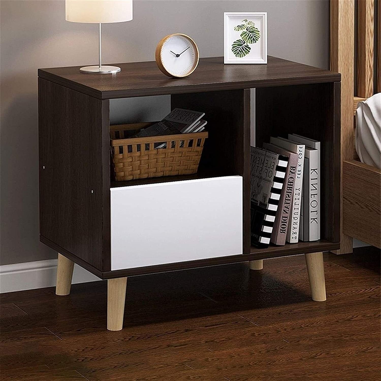 1pcs Nightstand,Wood Accent Table, End Table,Side Table