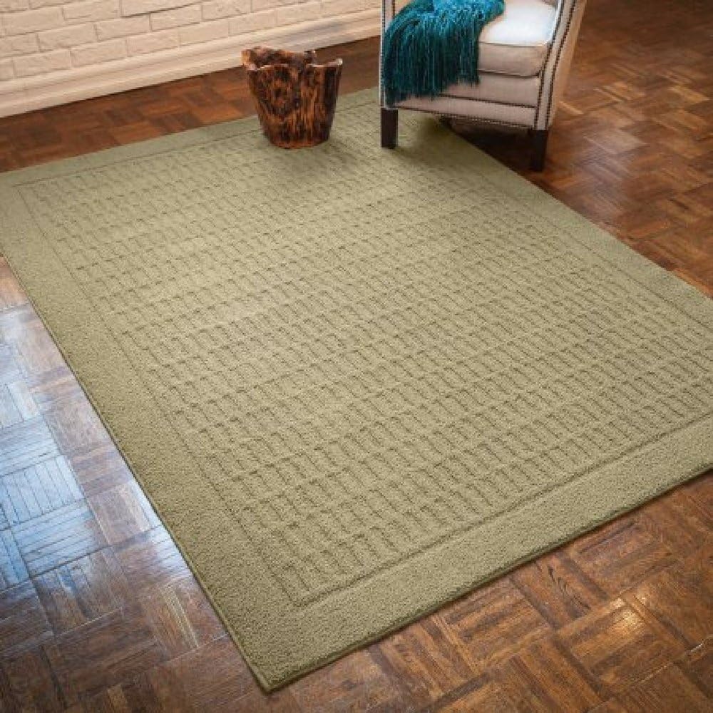 Classic and Durable Mainstays Dylan Nylon Area Rugs, (2'x6' Runner, Beige) Kitchen