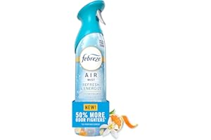 Febreze Air, Air Freshener Spray, Odour Fighting Room Spray, Deodourizer for Home Bathroom Kitchen Office Apartment Dorm Room