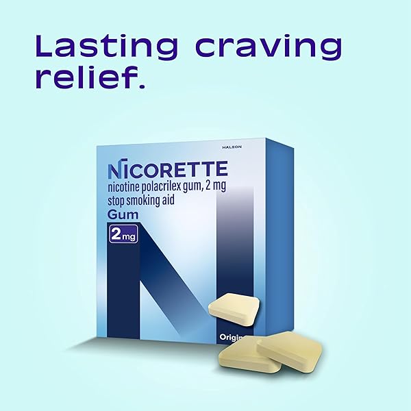NICORETTE NICOTINE GUM STOP SMOKING AID, 2 MG, ORIGINAL FLAVOR – 200 COUNT