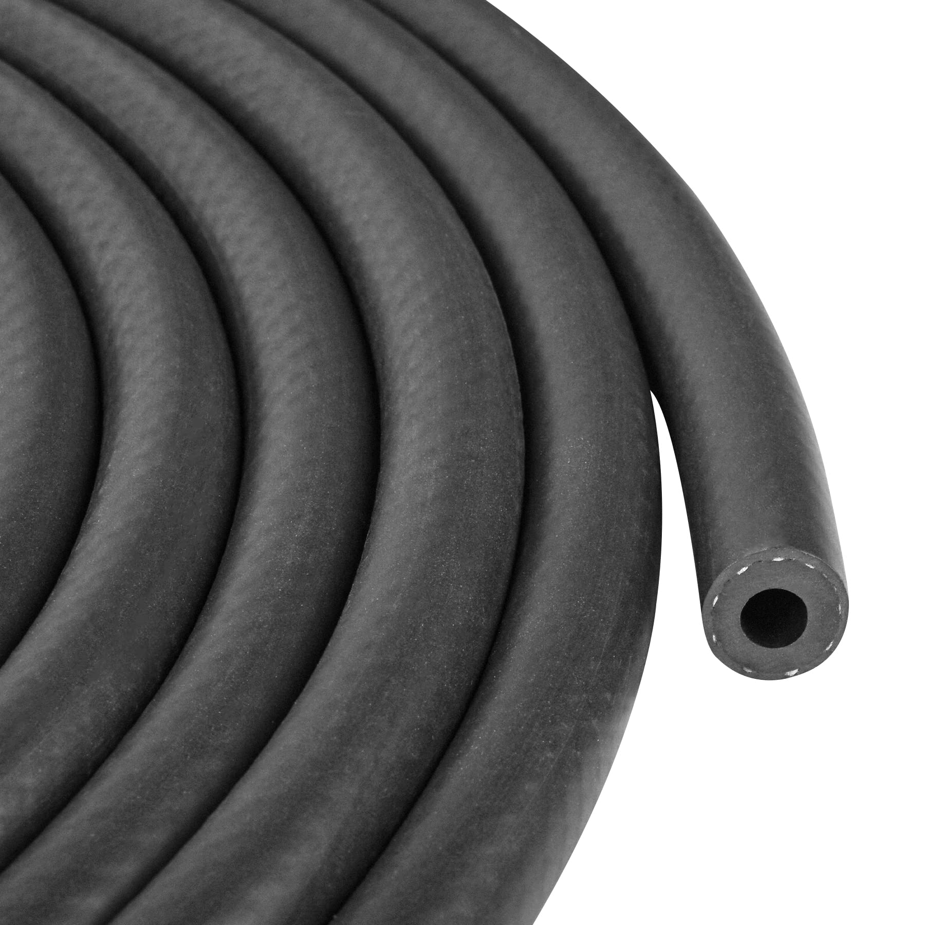Photo 1 of 1/4 Inch (6mm) ID Fuel Line Hose 5FT NBR Rubber Push Lock Hose High Pressure 300PSI for Automotive Fuel Systems Engines…