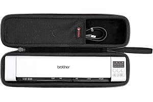 XANAD Black Case for Brother DS-640 or DS-740D or DS-940DW or DS-720D or Doxie Go SE Wireless Document Photo Scanner
