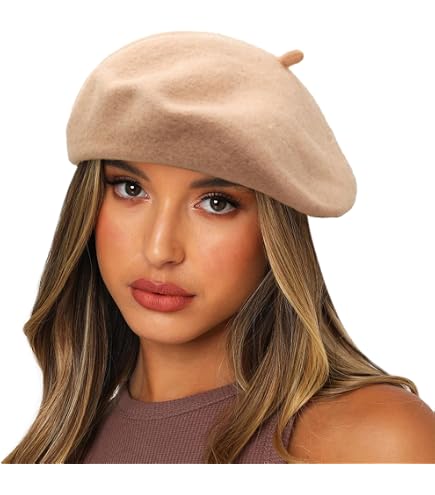 Women\'s Casual and Chic Vintage Wool French Berets Painters Hat Brown s-l400.jpg main image 2