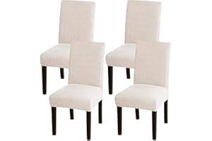 Turquoize Stretch Dining Chair Covers for Dining Room Set of 4 Chair Covers Slipcovers Chair Slipcovers Protectors Covers Din