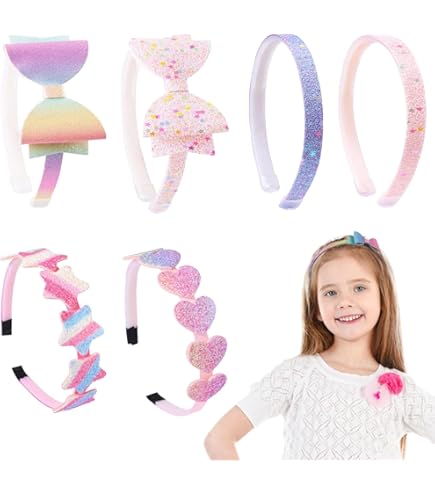 Serre-tête sirène mignon pour femmes et filles – Accessoire de cheveux pour anniversaire, plage, fête (FJ86) (type vert C