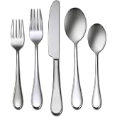 Oneida Icarus 20 Piece Flatware Set, Service For 4 | silver, dishwasher safe | includes knives, forks, and spoons | heavy duty, cutlery set, utensil set, wedding silverware