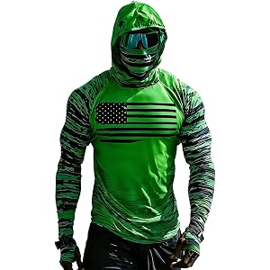 FILWY Uv Protection Shirts for Men Long Sleeve Outdoor Work Hoodies Lightweight Quick Dry Beach Cooling Fishing Sunshirts
