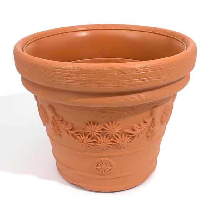Plastic flower pot 35 cm Decora Massive for indoor and outdoor use