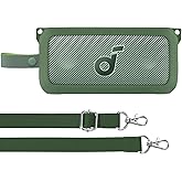 co2CREA Soft Silicone Case Compatible with Anker Soundcore Motion 300 Wireless Hi-Res Portable Speaker, Green Cover