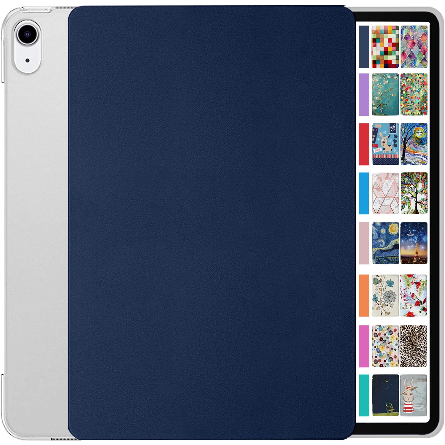 DuraSafe Cases Compatible with iPad 2022 10.9 inch 10th Gen Case A2696 A2757 A2777 MPQ13B/A MPQ33B/A MPQ03B/A MPQ23B/A MPQ93B/A MPQC3B/A MPQ83B/A MPQA3B/A MQ6K3B/A MQ6L3B/A - Navy Blue