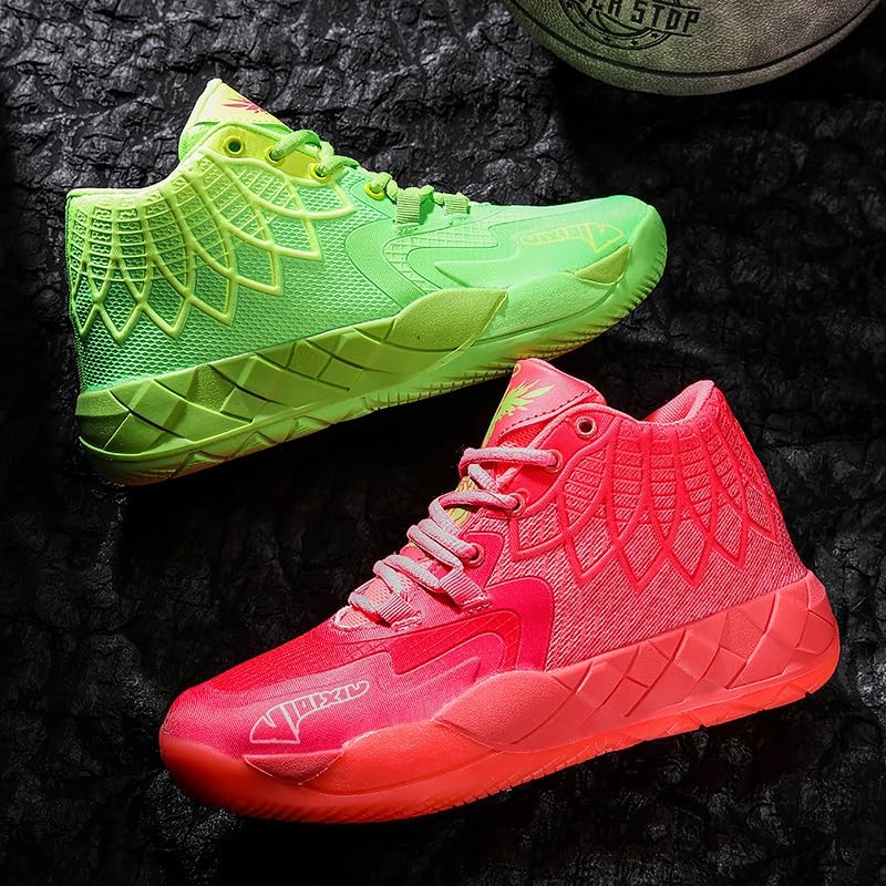 Breathable Mid-Top Men's Basketball Shoes