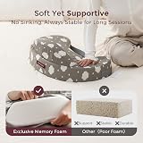 momcozy Memory Foam Nursing Pillow Clouds High-Rebound Support view 4