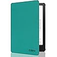 CoBak Case for Kindle Paperwhite 12th Gen 2024 (7") & Kindle Colorsoft Signature Edition - All New PU Leather Cover with Auto Sleep Wake Feature for Kindle Paperwhite Signature 2024 Released, Jade