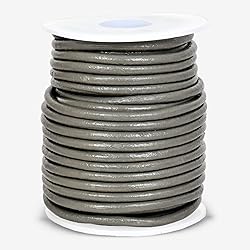 GENIQUE Real/Genuine Round Leather String Cord for