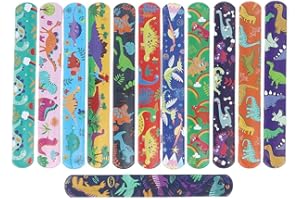 12pcs Slap Bracelets Gift for Birthday Christmas Halloween Party, Treasure Box Toys for Classroom Prizes
