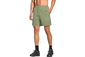 DEMOZU Men's 7 Inch Workout Tennis Shorts with Liner Lined Gym Running Athletic Shorts with Pockets