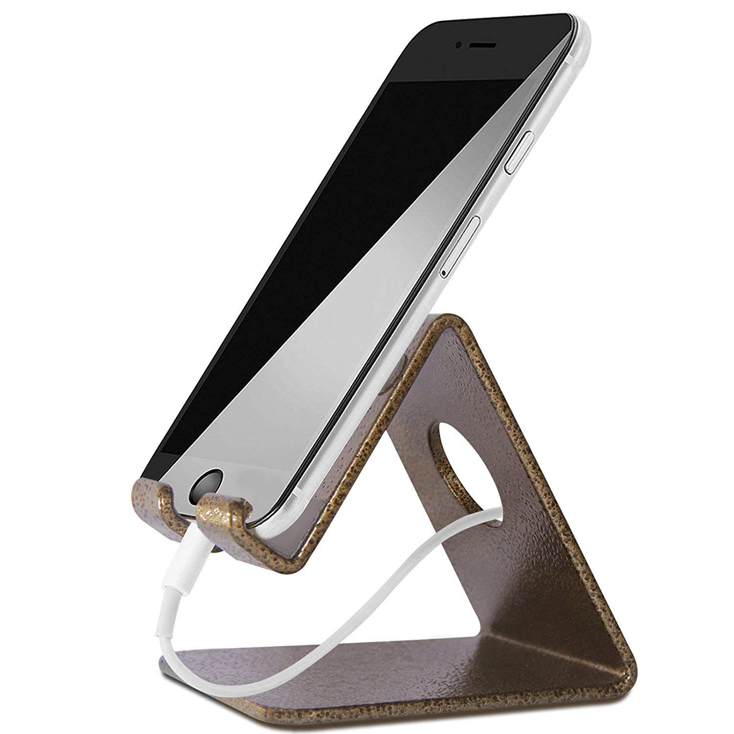 Nex Heavy Duty Mounts Cell Phone Stand for iPhone and Android (Gold