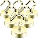 Neosmuk Magnetic Hook 4 kg Gold Neodymium Strong Indoor Outdoor
