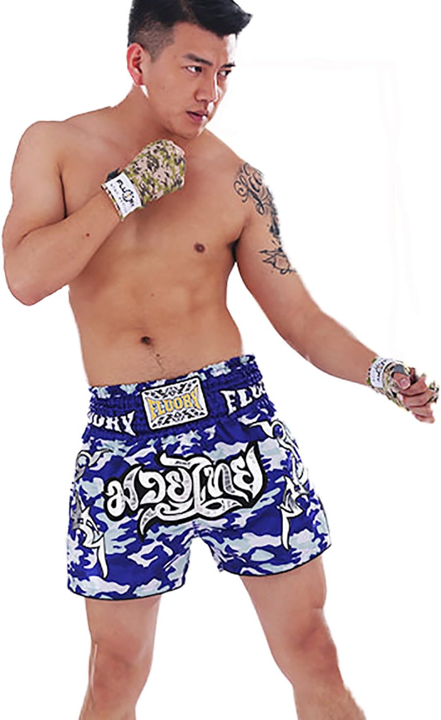 Tear-Resistant Boxing Shorts MMA Fight Kick Clothing For Men Women Kids Martial Art Training Grappling. FLUORY Muay Thai Shorts