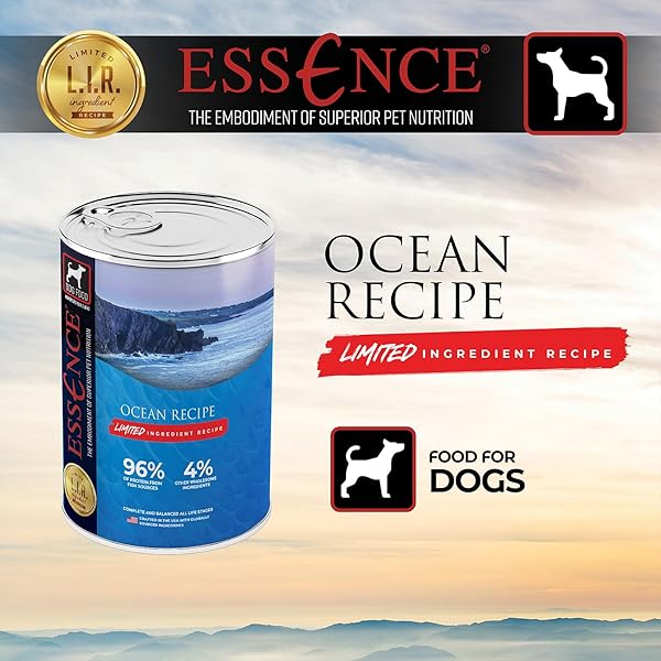 ESSENCE LIR OCEAN DOG FOOD 13-OZ, CASE OF 12