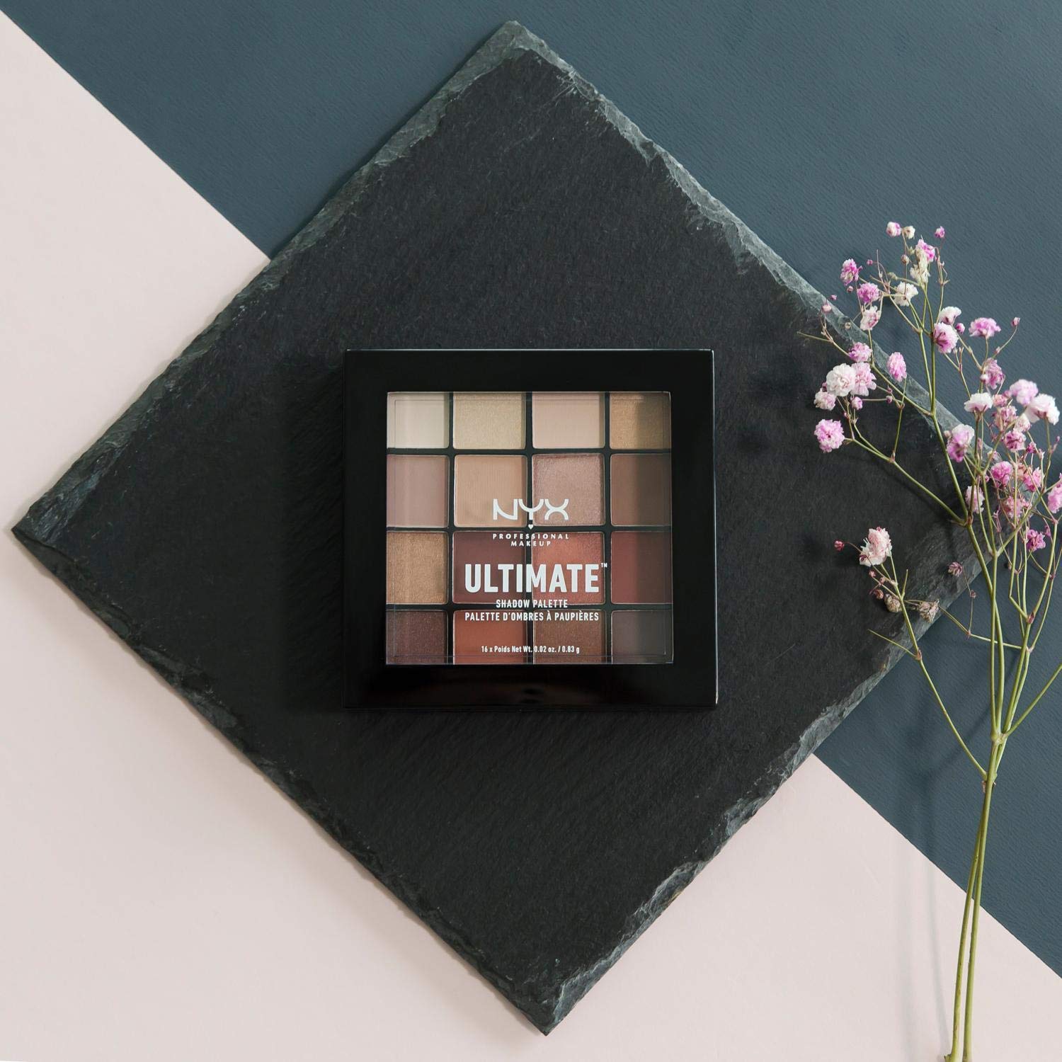 NYX PROFESSIONAL MAKEUP Ultimate Shadow Palette, Eyeshadow Palette, Warm Neutrals : Beauty