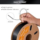 ERYONE PLA Filament 1.75mm 1kg Jet Black High Dimensional Accuracy +/-0.03mm view 4