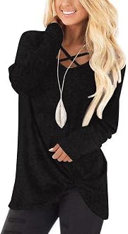 NILOUFO Womens Long Sleeve T Shirts 