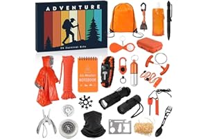 Survival Kit Advent Calendar 2025 for Men - 24 Days Christmas Countdown Calendar Emergency Survival Gears - Adventure Gift Bo