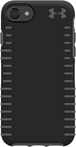 Under Armour UA Protect Grip Case Cover for iPhone 7 6s 6 - Black / Gray