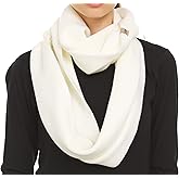 100% Merino Wool Everyday Knit Infinity Scarf - Winter Loop Scarf - Midweight Scarves for Women and Men