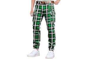 Men's St. Patrick's Day Cargo Shamrock Pants Irish Traning with Multiple Pockets for Casual Outdoor Athletic Track Pants
