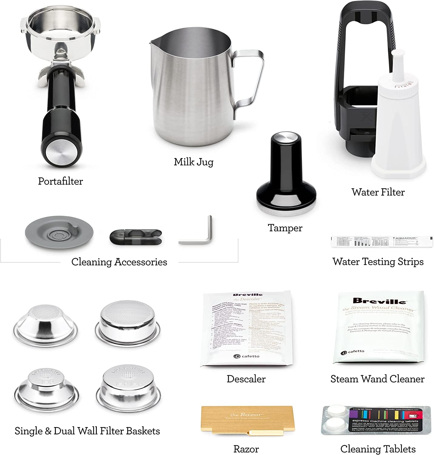 Breville Dual Boiler Espresso Machine BES920XL, Brushed Stainless Steel