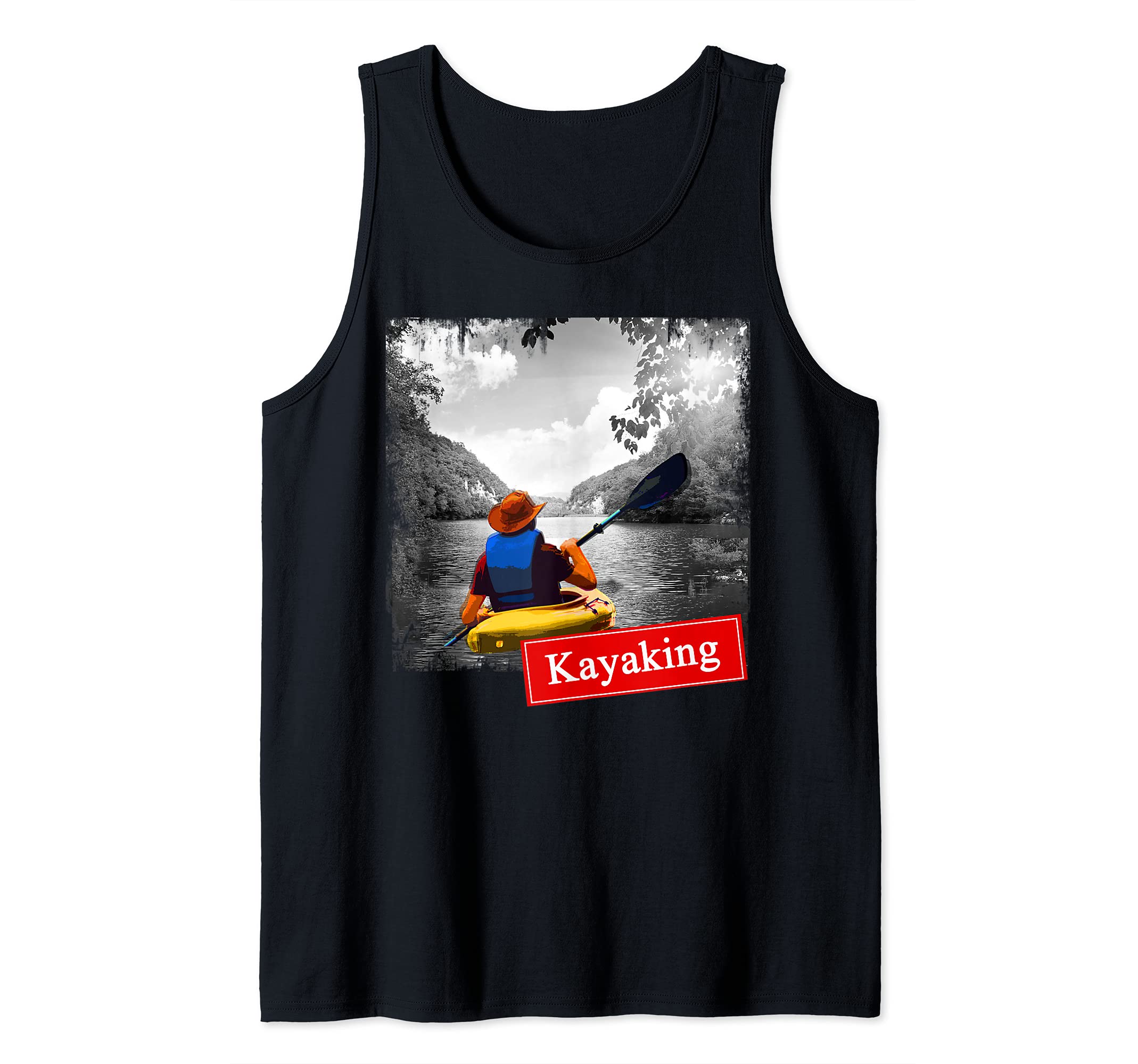 Kayaks apparel For Outdoor Adventure kayaking boating Tank Top