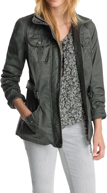 ESPRIT Damen Jacke – Lässige Kapuzenjacke Mit Regulärer Passform & Positivem Kalifornien-Vibe