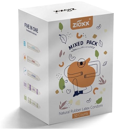 Amazon.com: Zioxx Mixed Pack Condoms 5-in-1 Extra Thin Dotted