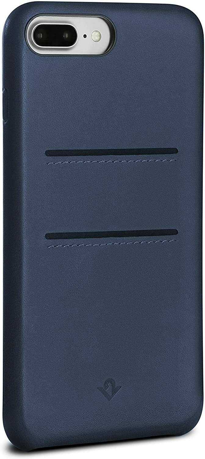 Twelve South 12-1728 Relaxed Leather Case Cover with Pockets for iPhone 7 Plus - Indigo โ image 1