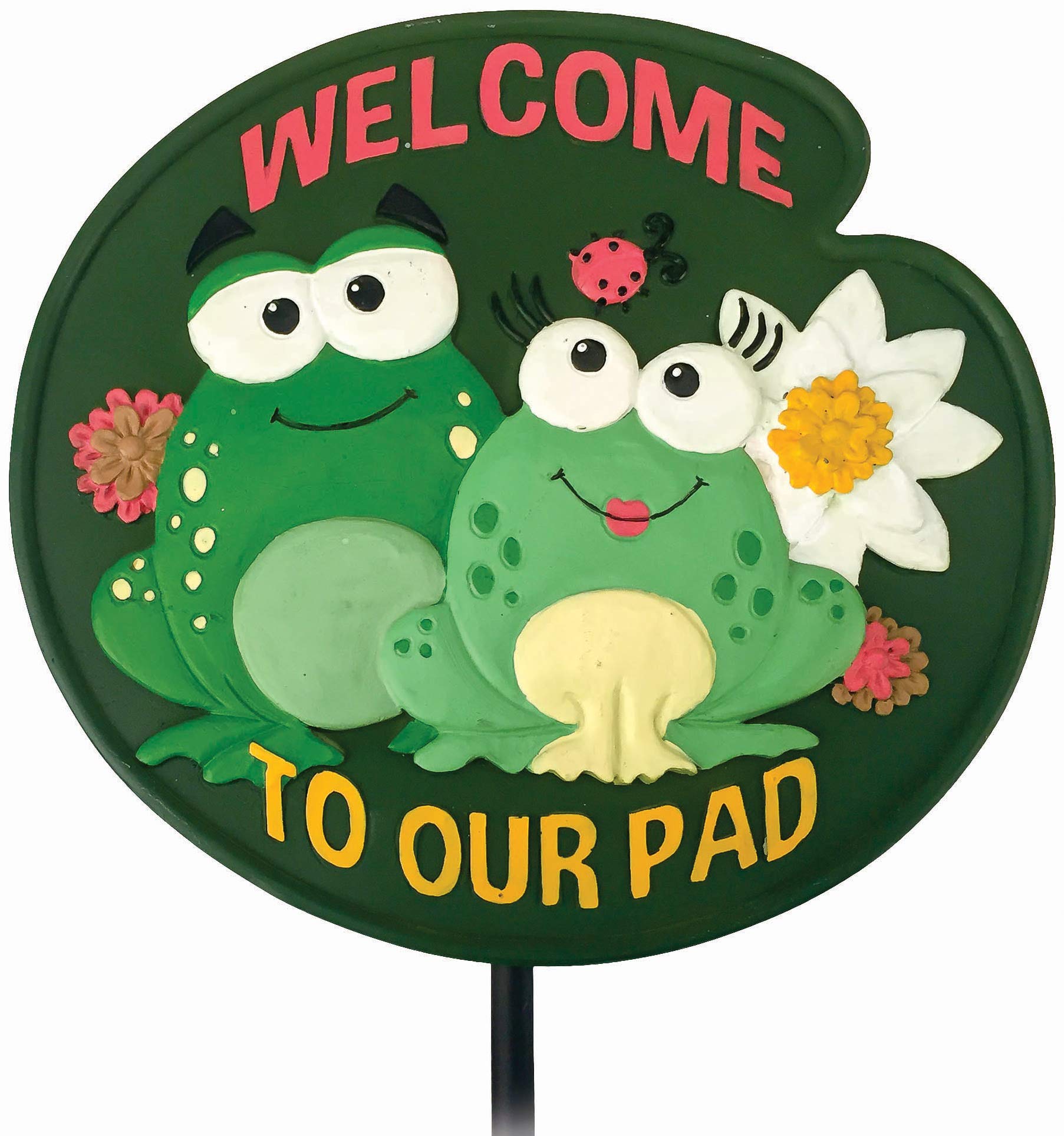 Spoontiques Welcome to The Pad Garden Stake