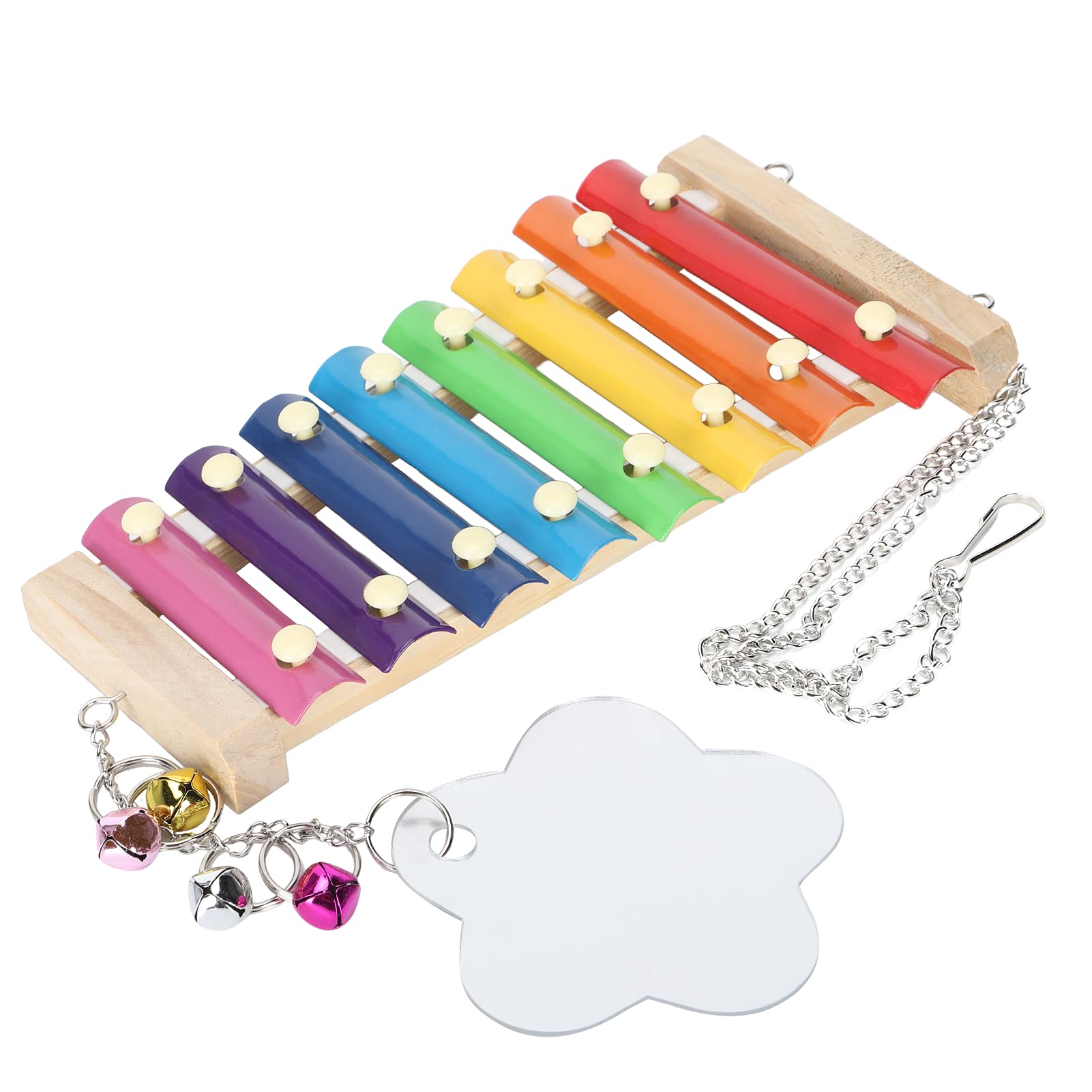 Chicken Xylophone Toy, Chicken Toys Chicken Coop Pecking Toy Musical Instruments for Parrots for Hens for Attracting Chicken
