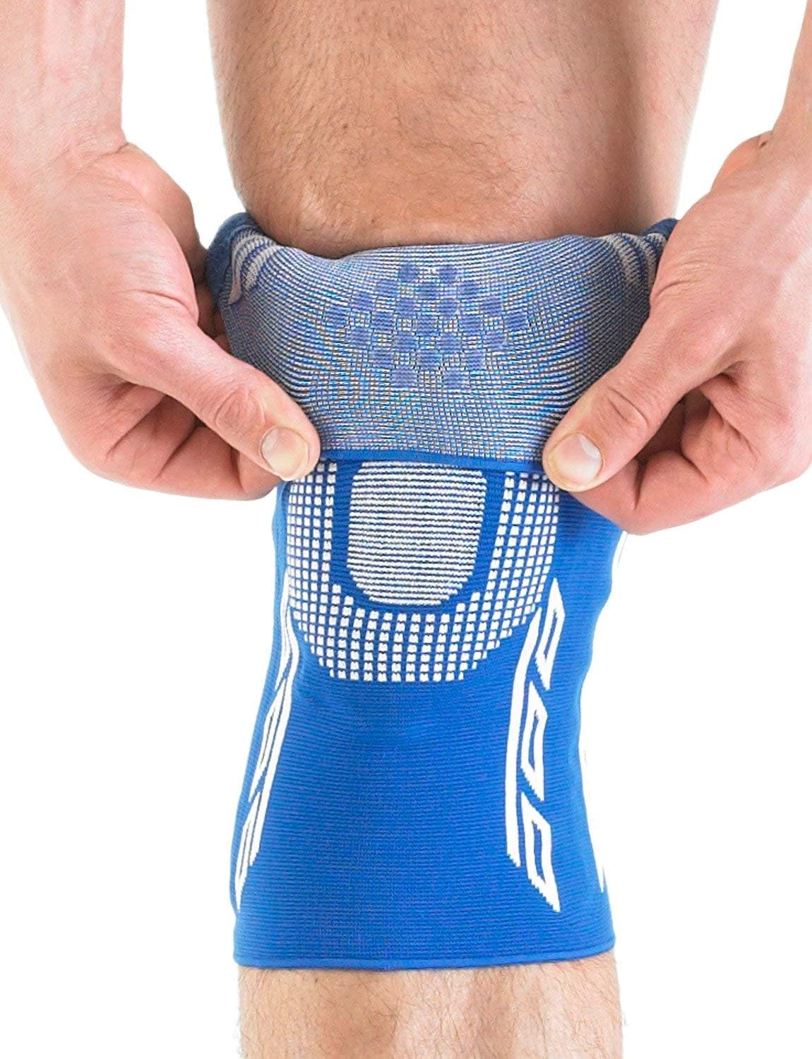 Neo-G Knee Support Brace with Silicone Patella Cushion and Spiral Stays for Joint Pain Relief Knee Injury Meniscus Tear Sprains Runners Knee - Image 5