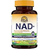 Vitalitown NAD Supplement, Nicotinamide Riboside, Trans-Resveratrol, Nicotinamide (B3), Trimethylglycine, NMN Alternative for Healthy Aging, Energy Metabolism and Vitality, 60 Capsules