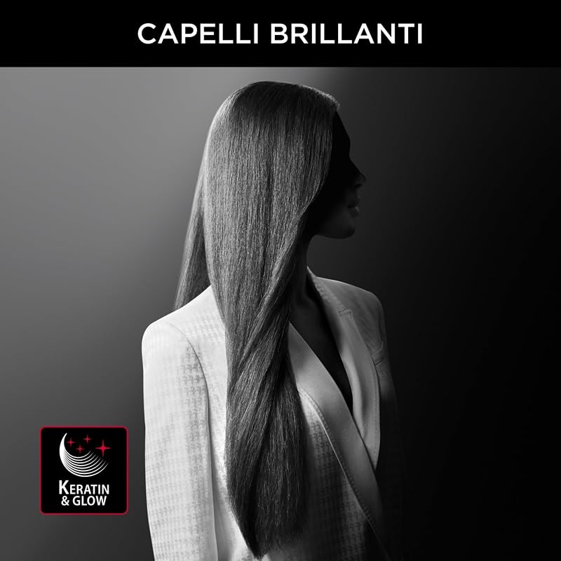 x KARL LAGERFELD SF411L Extra Liss Piastra per Capelli, Superficie Larga, 6 Temperature, Riscaldamento Rapido, Rivestimento in Cheratina, Nero