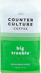 COUNTER CULTURE COFFEE Big Trouble Blend Whole Bean Coffee, 12 OZ