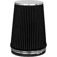 RED 6" 152mm Inlet Truck Air Intake Cone Replacement Quality Dry - Foto 2