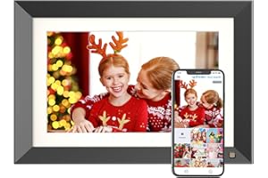 FULLJA Digital Picture Frame 10.1-inch Digital-Photo-Frame - 32GB Dual-WiFi Digital Frame, 1920x1200 FHD Touch Screen, Motion Sensor, Easily upload Photos and Videos via App or Email, Gift for Friends Family