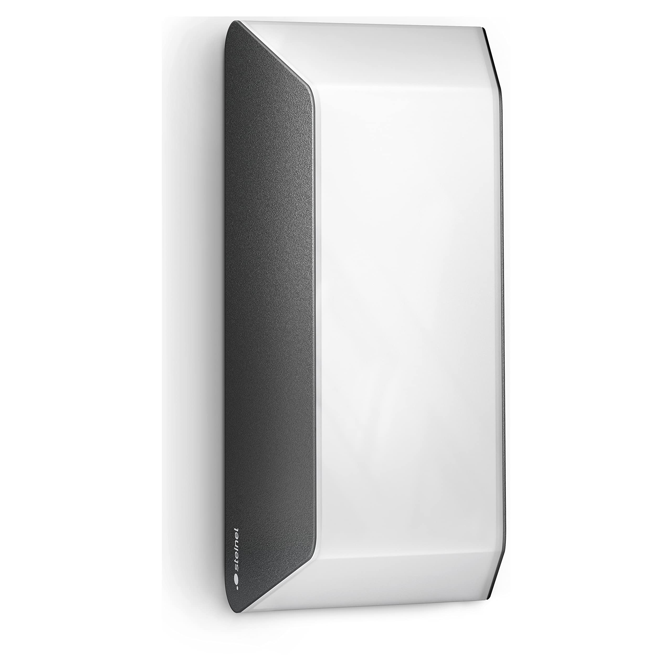 Steinel L 30 Anthracite Outdoor Wall Light, Patio Light without sensor, E27 Socket, Modern Wall Lamp, Impact Resistant