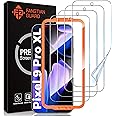 FANGTIAN [4 Pack] for Pixel 9 Pro XL Screen Protector [Not Glass] - Film for Google Pixel 9 Pro XL Screen Protector [6.8-inch][Fingerprint Compatible][Alignment Tool][7H Hybrid]