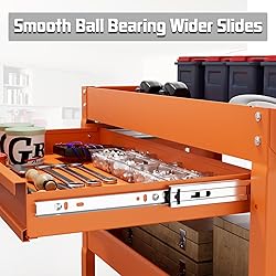 Pelnuies 3 Tray Tool Cart with Drawers, 400 LBS