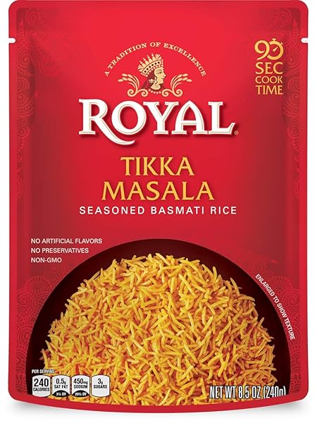 ROYAL – TIKKA MASALA SEASONED BASMATI RICE 8.5...